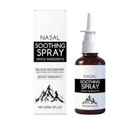 znutc Spray Nasal Liquide,60ml pour un Confort Respiratoire Apaisant | Spray Nasal Hydratant - Pour Adultes Femmes Hommes Seniors Athlètes En Conduite Travail Voyage Camping Navette