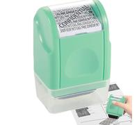 znutc Tampon Encreur Masqueur d'Adresse - Bloqueur d'Informations de Compte | Tampon Confidentialité contre le Vol d'Identité pour Documents Notariaux Courrier Bancaire Comptabilité Personnelle