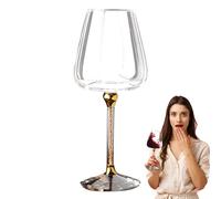 znutc Verres à Vin Cool, Grands Verres à Vin, Gobelets Ergonomiques en avec Support Rotatif pour la Dégustation de Cocktails, Anniversaires, Voyages, Mariages et Activités en