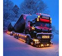 znwrr DIY 5D Diamond Painting Kits Camion À Neige Broderie Diamant Peinture Kits Bricolage Full Drill Cristal Strass Point de Croix Arts Craft Pour Décoration Maison 40x40cm