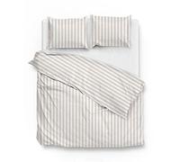 Zo Home Housse de couette Coton Banda Di Lino Lin Look - beige sable 200x200/220cm