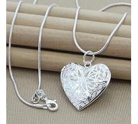ZOAPDEBCE Colliers en Argent Sterling, 925 Collier en Argent Pendentif Mode étoile Ronde Croix Coeur Collier Femmes Bijoux Accessoires Cadeau(29)