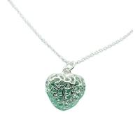 ZOAPDEBCE Colliers en Argent Sterling, Chaîne en Argent Sterling 925, Pendentif Rond/étoile/cœur Creux for Femme, Bijoux de Charme for fête de fiançailles et de Mariage