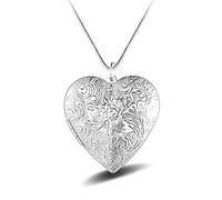 ZOAPDEBCE Colliers en argent sterling, Collier en argent Sterling 2021, pendentif avec cadre en forme de cœur, peut être chargé avec Photo, cadeau de bijoux à faire soi-même, nouveauté 925