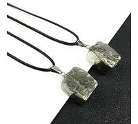 ZOAPDEBCE Colliers en argent sterling, Pendentif en Pyrite naturelle, minerai brillant irrégulier, pierre minérale, fer, spécimen brut, gemme, collier en Pyrite, ornement DIY