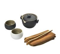 ZOAPDEBCE Lot de 5 théières en céramique faites à la main pour Noël, un anniversaire de mariage, un anniversaire de mariage - Tasses à thé et à café (monocolore)