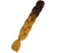 ZOAPDEBCERuban extension des cheveux humains, Cheveux tressés synthétiques Jumbo à température for tresses au crochet torsadées (B9)(B30)