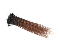 ZOAPDEBCERuban extension des cheveux humains, Extensions de cheveux Dreadlocks faites à la main de 24 pouces, mèches de cheveux synthétiques au Crochet for femmes (BUG_24INCH)(NC/4HL-24INCH)