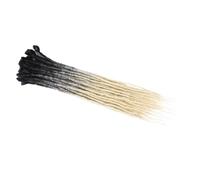ZOAPDEBCERuban extension des cheveux humains, Extensions de cheveux Dreadlocks faites à la main de 24 pouces, mèches de cheveux synthétiques au Crochet for femmes (BUG_24INCH)(P1B/27-24INCH)
