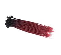 ZOAPDEBCERuban extension des cheveux humains, Extensions de cheveux Dreadlocks faites à la main de 24 pouces, mèches de cheveux synthétiques au Crochet for femmes (BUG_24INCH)(T4/27/30-24INCH)