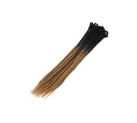 ZOAPDEBCERuban extension des cheveux humains, Locks Hair Naturel Crochet Cheveux Faits À La Main Dreadlocks Cheveux Synthétiques Tressage Cheveux for Femmes et Hommes(4)(Z2 16)