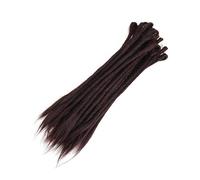ZOAPDEBCERuban extension des cheveux humains, Locks Hair Naturel Crochet Cheveux Faits À La Main Dreadlocks Cheveux Synthétiques Tressage Cheveux for Femmes et Hommes(4)(4)
