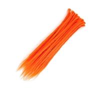 ZOAPDEBCERuban extension des cheveux humains, Locks Hair Naturel Crochet Cheveux Faits À La Main Dreadlocks Cheveux Synthétiques Tressage Cheveux for Femmes et Hommes(4)(Giallo)