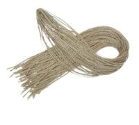 ZOAPDEBCERuban extension des cheveux humains, Tresses fines tresses en boîte Extensions de cheveux au crochet cheveux synthétiques arc-en-ciel tresses fines faisceaux de cheveux (4)(24)