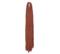 ZOAPDEBCERuban extension des cheveux humains, Tresses synthétiques longues micro pré-bouclées de 24 pouces, tresses fines en petite boîte, cheveux torsadés au crochet for femmes et filles (4)(350)