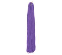 ZOAPDEBCERuban extension des cheveux humains, Tresses synthétiques longues micro pré-bouclées de 24 pouces, tresses fines en petite boîte, cheveux torsadés au crochet for femmes et filles (4)(F27)