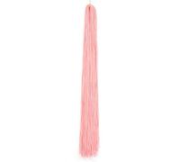 ZOAPDEBCERuban extension des cheveux humains, Tresses synthétiques longues micro pré-bouclées de 24 pouces, tresses fines en petite boîte, cheveux torsadés au crochet for femmes et filles (4)(F1)