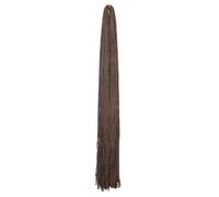 ZOAPDEBCERuban extension des cheveux humains, Tresses synthétiques longues micro pré-bouclées de 24 pouces, tresses fines en petite boîte, cheveux torsadés au crochet for femmes et filles (4)(18)