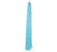 ZOAPDEBCERuban extension des cheveux humains, Tresses synthétiques longues micro pré-bouclées de 24 pouces, tresses fines en petite boîte, cheveux torsadés au crochet for femmes et filles (4)(613A)