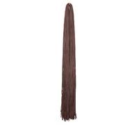 ZOAPDEBCERuban extension des cheveux humains, Tresses synthétiques longues micro pré-bouclées de 24 pouces, tresses fines en petite boîte, cheveux torsadés au crochet for femmes et filles (4)(33)