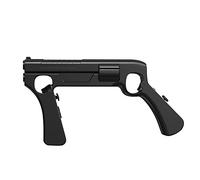 Zoazr Poignée de Pistolet Contrôle Sensoriel pour NS Switch OLED Accessoire de Jeu pour Splatoon3 Support pour Manette de Jeu en Plastique Noir