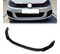 ZOBICX pour Golf 6 MK6 GTI GTD 2010-2013 Kit de carrosserie de lèvre de Pare-Chocs Avant de Voiture séparateur de becquet,Gloss Black-GTI/GTD