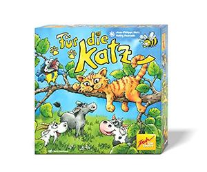 Zoch 601105158 pour Le Chat - Le Jeu d'adresse Amusant de Travail d'équipe avec Les Yeux bandés, 2 à 5 Joueurs, pour Les Enfants à partir de 4 Ans