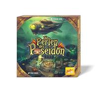 Zoch 601105174 - Les perles du Poséidon (jeu de société) - Jeu familial passionnant à partir de 8 ans pour 2 à 4 joueurs avec matériau de jeu innovant pour tamponner et énigmes, environ 30 min. Durée