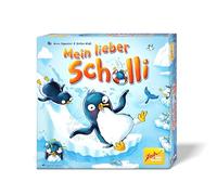 Zoch 601105189 Mon Cher Scholli Jeu d'enfant à partir de 6 Ans Motif Pingouin Glissant sur la patinoire 2 à 4 Joueurs Durée de Jeu env. 30 Minutes