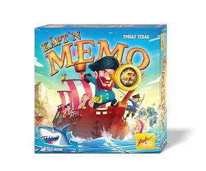 Zoch 601105221 Mémo du Capitaine - Jeu Familial et Enfant Pirate pour 2 à 5 Joueurs, à partir de 8 Ans