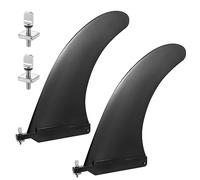 Zocipro 2pcs Aileron Surf Sup 9 Pouces avec 4 Vis d'Aileron, Derive pour Paddle Renforcé en Nylon, Aileron de Surf de Remplacement Détachable, Accessoires pour Paddleboard Surfboard Longboard