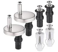 Zocipro 2Pcs Fixation Abattant WC,Fixation Cuvette WC,Charnières Siège de Toilette Universelles à Dégagement Rapide,Kit de Fixation Abattant Wc Toilette Siège en Acier Inoxydable avec Vis