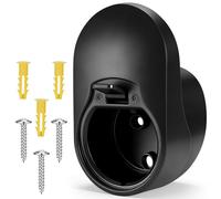 Zocipro Support Mural Compatible avec Câble de Recharge Wallbox Type 2 - Accessoire pour Chargeur EV, Support pour Câble et Chargeur Type 2, Noir