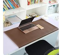ZOCIS Sous-main de bureau en cuir PU avec protecteur de bord - grand tapis de bureau antidérapant pour écriture - tapis de bureau pour ordinateur portable - grand tapis de souris - protecteur de table