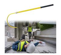 ZOCWJK Crochet de sauvetage isolé haute tension commercial, anti-électrocution, outil de sécurité électrique, tige de sauvetage avec poignée antidérapante, pour centrale électrique/usine électrique