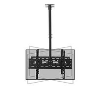 ZOCWJK Support TV mural double écran de plafond, compatible avec la plupart des téléviseurs LCD plats et incurvés de 40 à 70" (1 m)