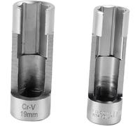 Zodazoqa Jeu de douilles pour conduites de carburant - Entraînement 1/2" - Outil d'extraction de l'écrou d'injecteur diesel Common Rail - Jeu de douilles pour tuyaux d'injection diesel - Type L