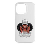 Zodiac Cancer Inspired Afro Women White Grey Cap Black Girl Coque pour iPhone 14 Pro Max