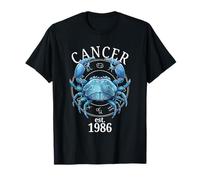 Zodiac Cancer Né en 1986 T-Shirt