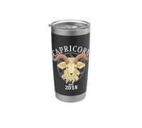 Zodiac Capricorne né en 2018 Gobelet isotherme en acier inoxydable double paroi