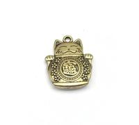 Zodiac cheval cinq empereurs argent pendentif, porte-clé de chat chanceux avec chinois Feng Shui pièces de monnaie, richesse Fortune porte-clés, accessoire de charme propice