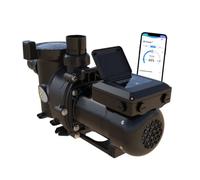 Zodiac E30 iQ 100, pompe de filtration à vitesse variable économe et recommandée pour les piscines jusqu'à 80 m3. Elle utilise peu d'énergie, silencieuse (-12dB) et peut être contrôlée par une app.