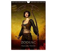 Zodiac Fantasy Circle (Wall Calendar 2026 DIN A4 portrait), CALVENDO 12 Month Wall Calendar: Beautiful fantasy women symbolizing the zodiac signs