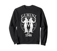 Zodiac Gemini Twins nés en 1946 Sweatshirt