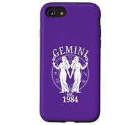 Zodiac Gemini Twins nés en 1984 Coque pour iPhone SE (2020) / 7/8