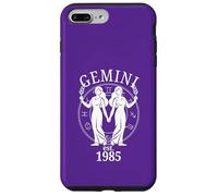 Zodiac Gemini Twins nés en 1985 Coque pour iPhone 7 Plus/8 Plus
