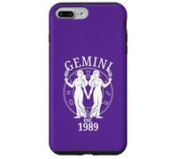 Zodiac Gemini Twins nés en 1989 Coque pour iPhone 7 Plus/8 Plus