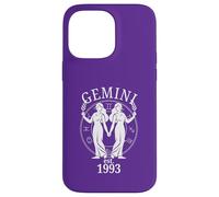Zodiac Gemini Twins nés en 1993 Coque pour iPhone 14 Pro Max