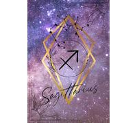 Zodiac Signs Sagittarius: Zodiac notebooks, horoscope journal ideal gift for astrology lovers. Astrological sign on the background of the cosmos.
