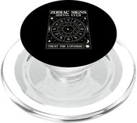 Zodiac Signs Social Club Trust The Universe (Graphique étoiles) PopSockets PopGrip pour MagSafe
